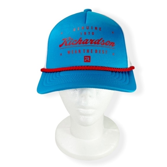 Richardson 213 Genuine 1970 vtg inspired logo mesh snapback trucker hat NWOT - Picture 1 of 9